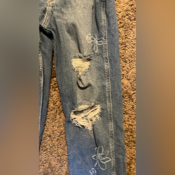 hollister jeans size 3 ultra high rise mom jeqns vintage stretch waist 26 - Picture 3 of 6